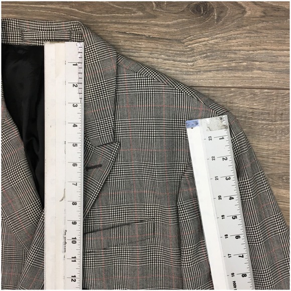 CALVIN KLEIN Mens Double Breasted Blazer Sport Coat Jacket Size‎ 42L Suit ITALY - Picture 8 of 12